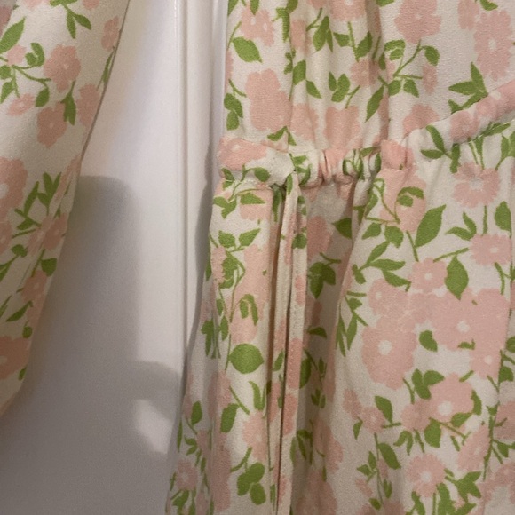 TOPSHOP Ivory Floral Print Sz. S - Picture 4 of 8